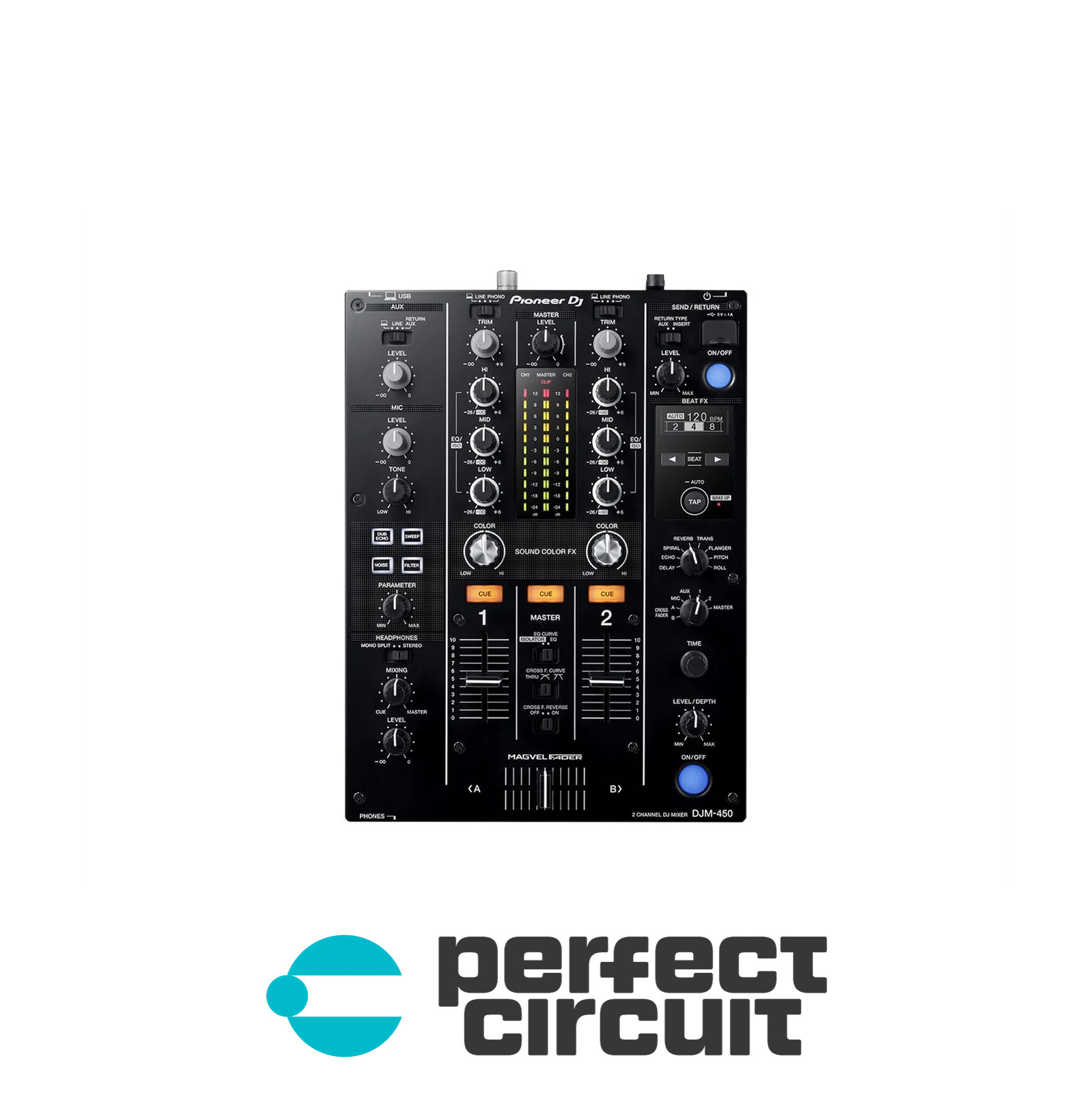 Pioneer DJM-450 Two-Channel Performance DJ MIXER - NEW - PERFECT CIRCUIT