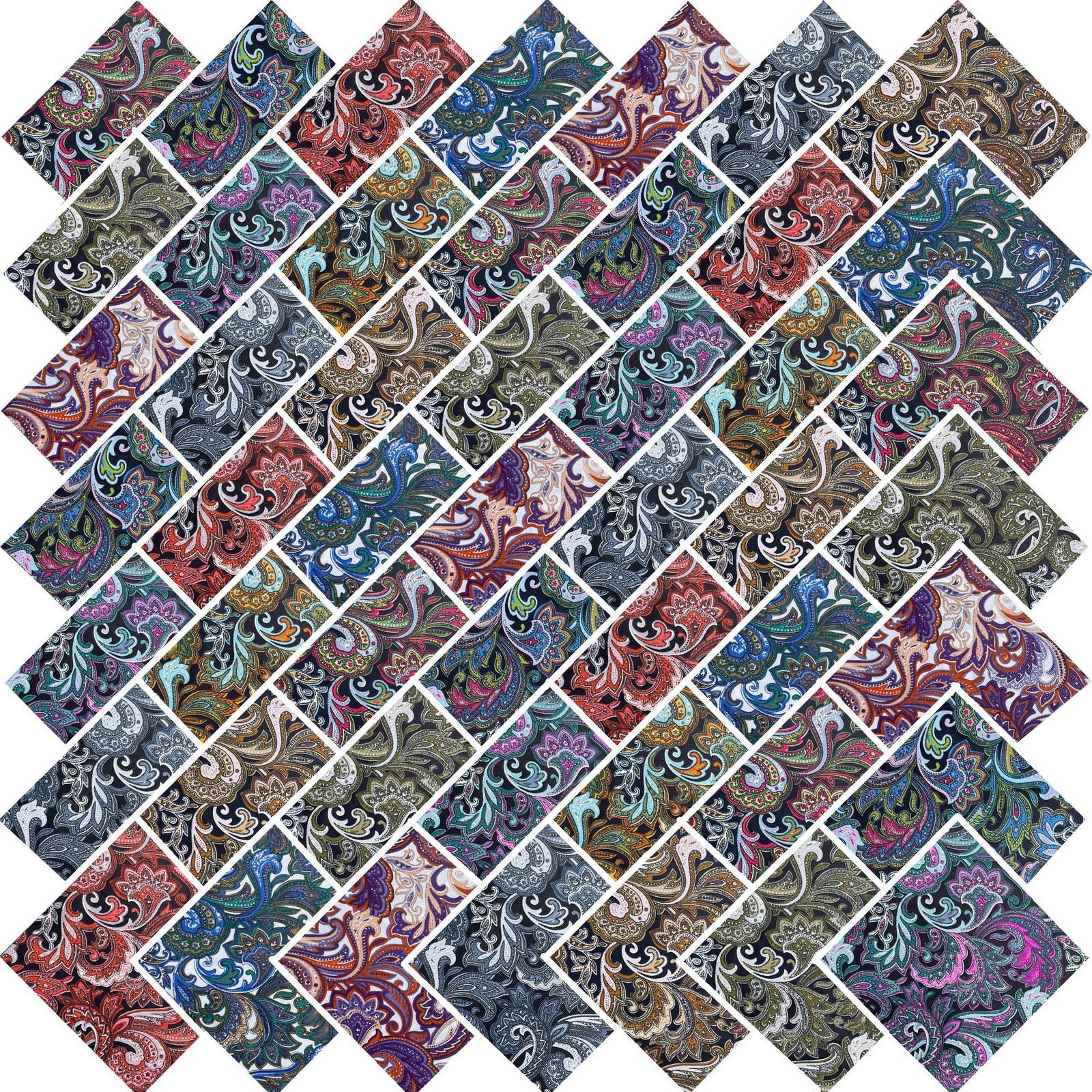 200pcs 4 x 4 inches Multicolor Cotton Fabric Bundle Squares for Quilting Sewi...