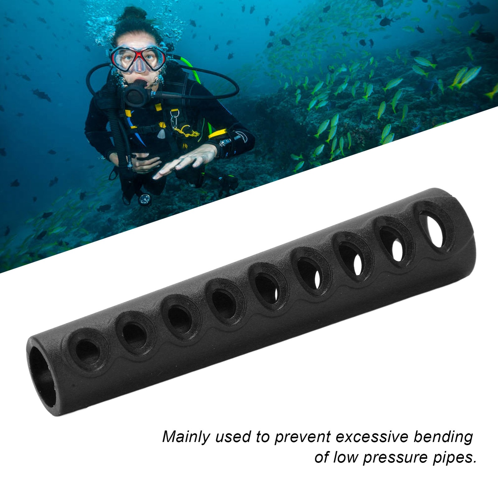 Long Regulator Hose Protector Scuba Diving Vented Regulator Hose Protector