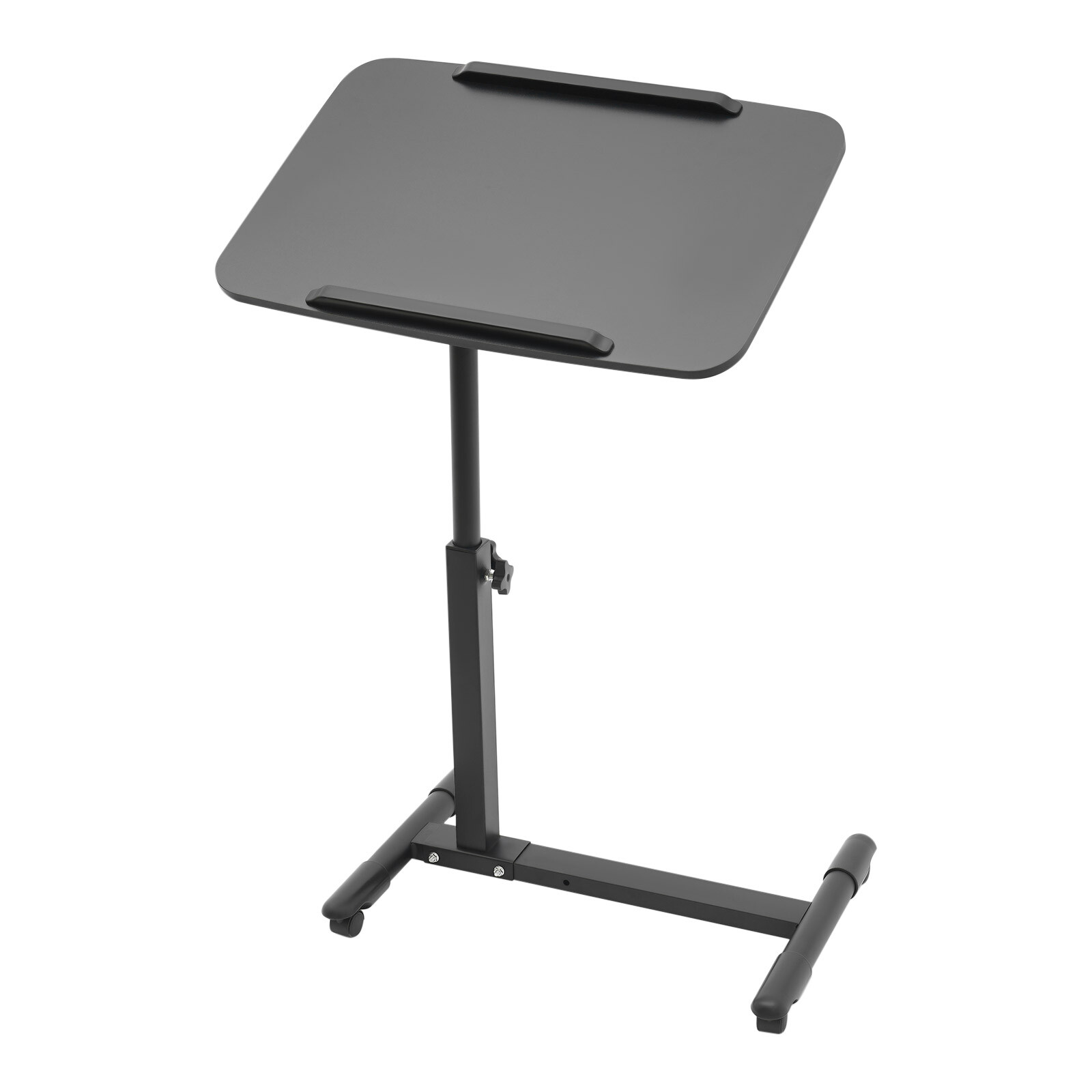 Adjustable Overbed Bedside Table with Wheels, Bed Desk, Over The Bed Table