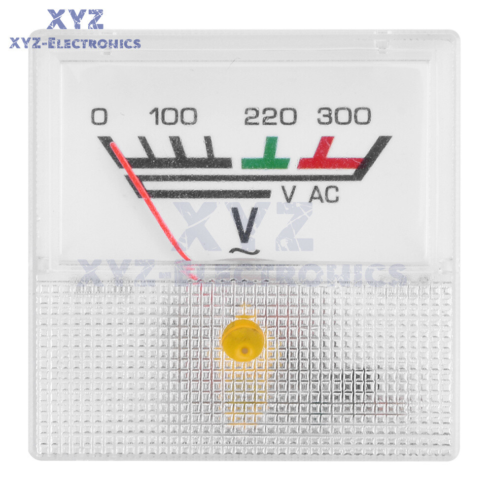 91L16 AC/DC Voltage Measuring Instrument Pointer Voltmeter AC 0-300V DC 0-20V