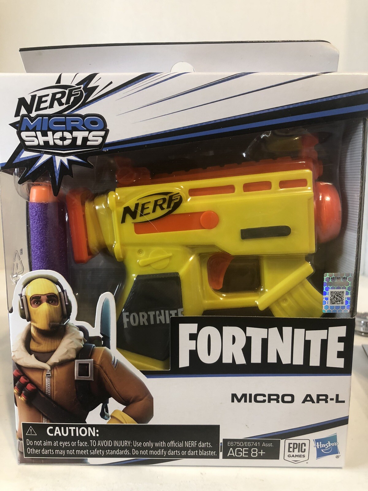Fortnite Micro Shots 4 AR-L Nerf MicroShots Dart-Firing Toy Blaster