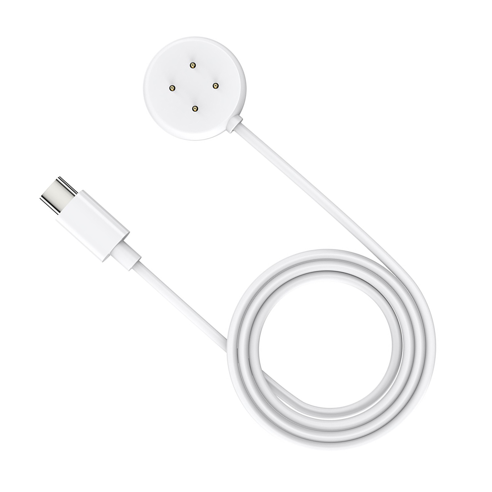 White Magnetic Charger Type-C Charging Cable Station For Google Pixel Watch 2.