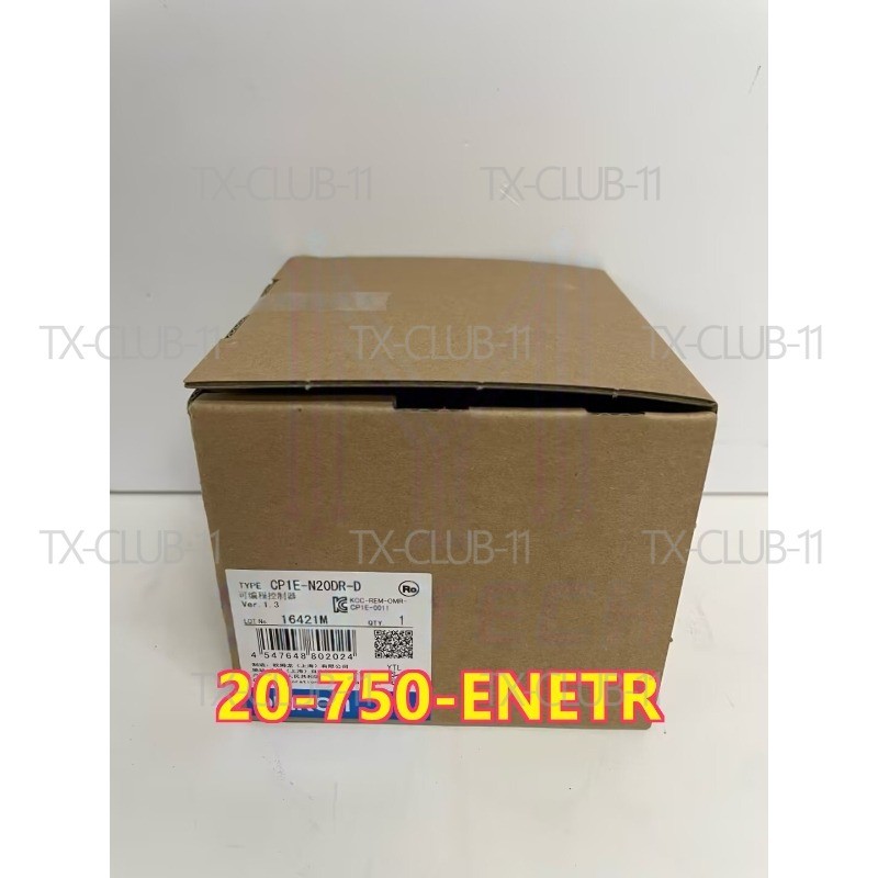 20-750-ENETR New In Box OMRON CP1E-N20DR-D CP1EN20DRD Programmable Logic