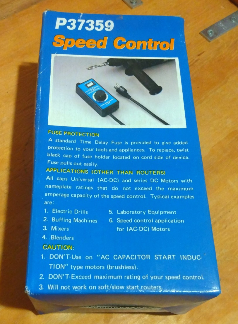 NEW RSC-15 Motor Speed Control 110-130V, 15 Amp [Free Shipping]