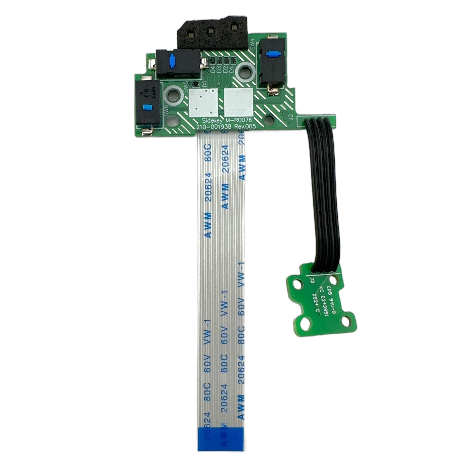 Logitech G502 Lightspeed Side Button Key Replacement Board W/ Feet