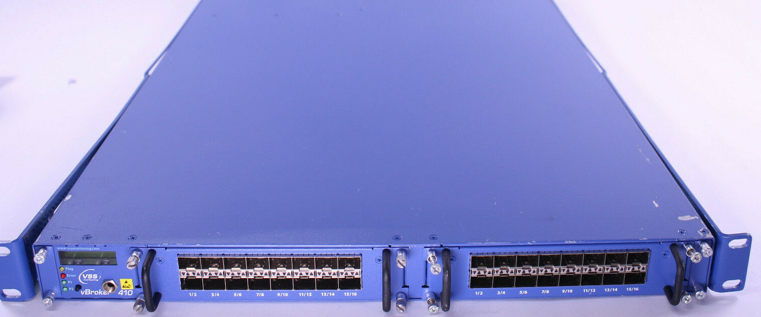 VSS Monitoring Vf_01140 Chassis with 2x VP_01424 modules SFP+ Switch 410 packet