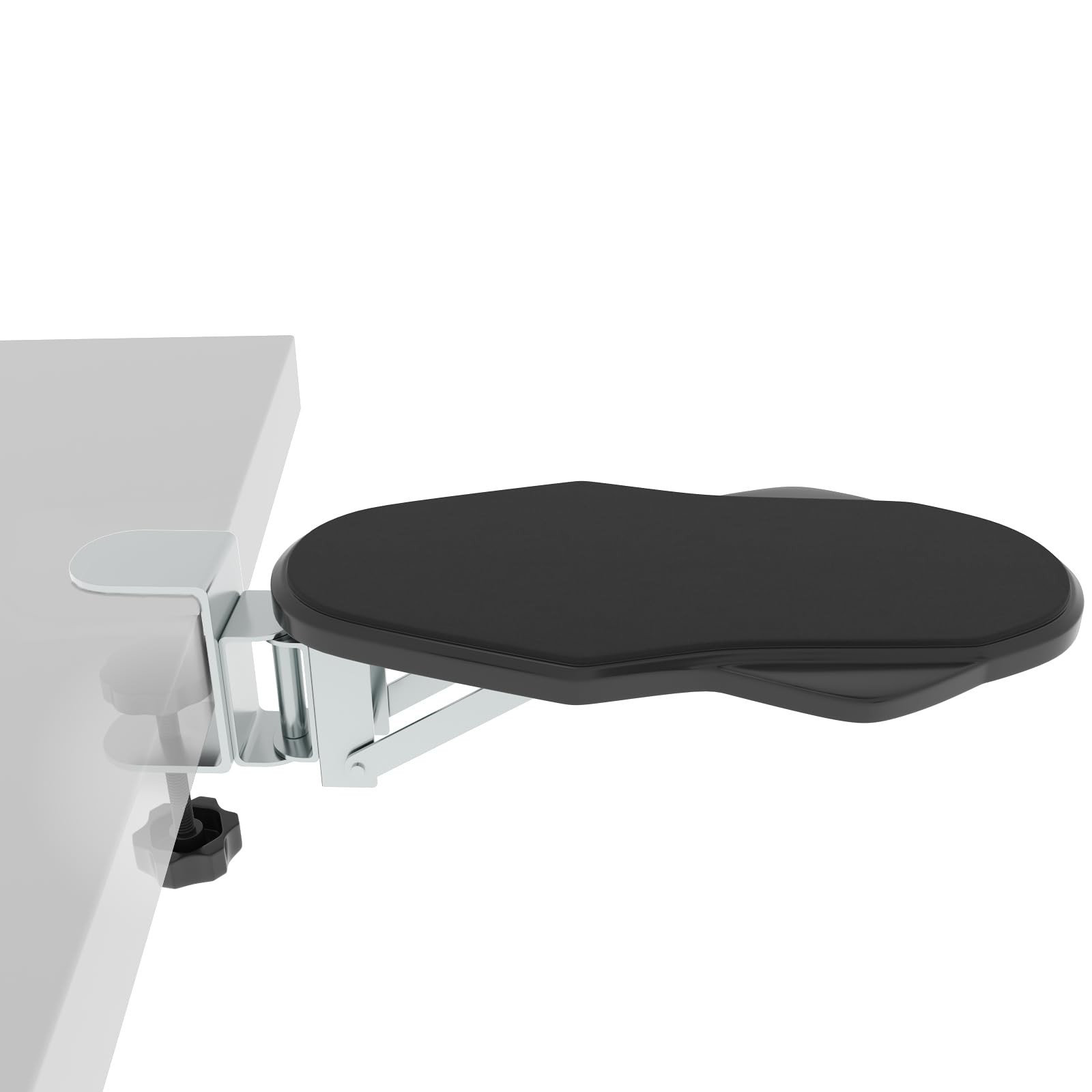 Black Foldable Rotatable Desk Arm Elbow Rest Support Computer Gaming Extender