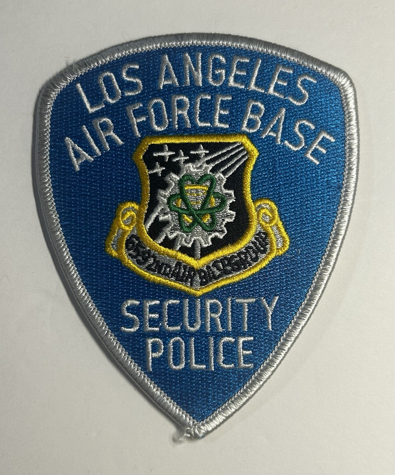 CALIFORNIA NOS DOD US AIR FORCE LOS ANGELES BASE SECURITY POLICE PATCH #PDD89