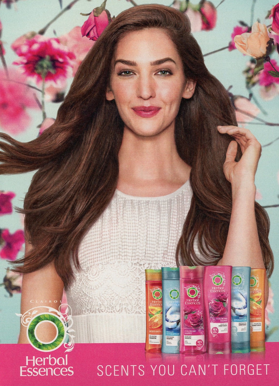 CLAIROL magazine AD #095 RARE 2016 PRETTY BRUNETTE Out of Print
