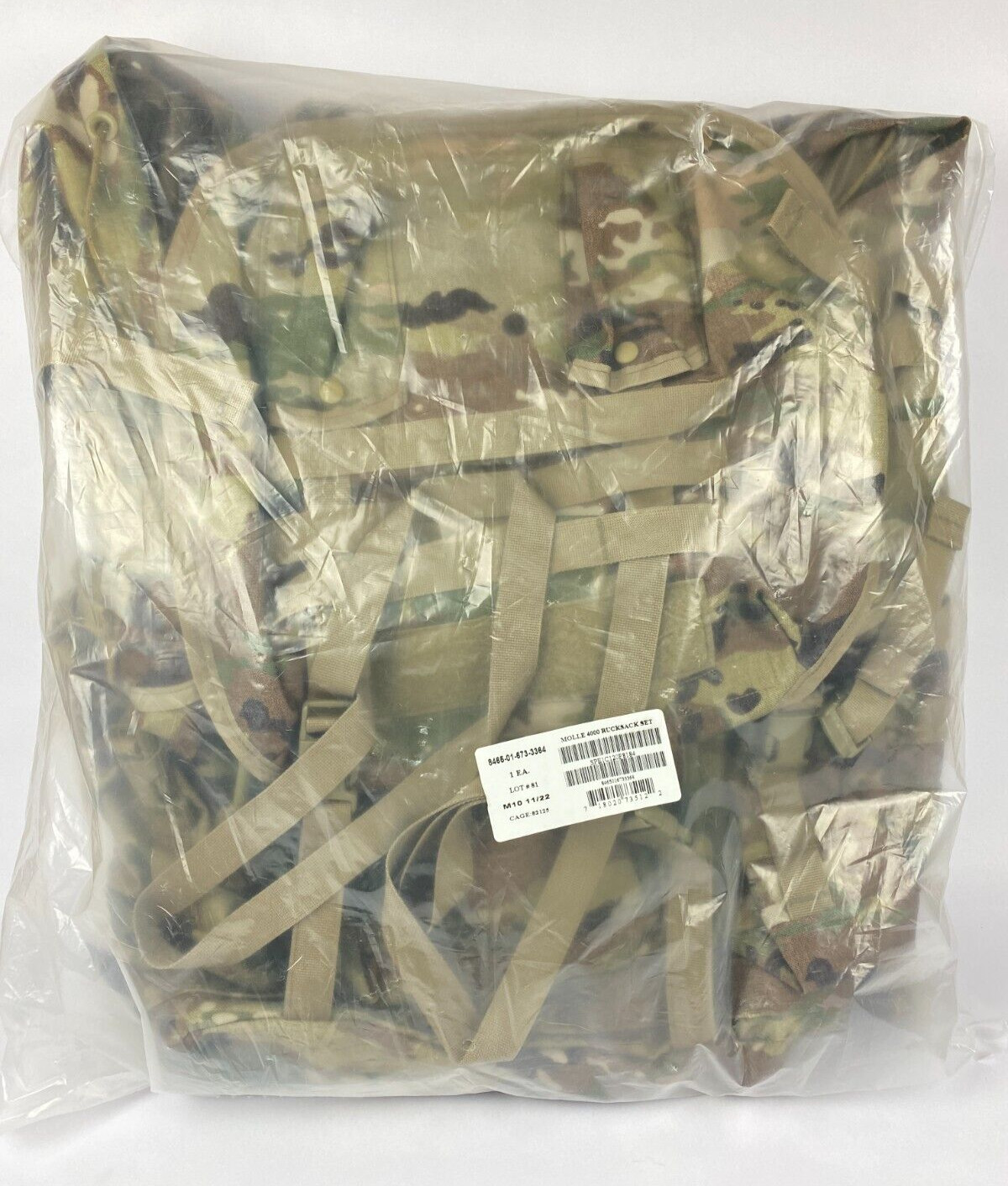 MOLLE 4000 Multicam Rucksack Set w/ Frame Military Issue Backpack NEW Sealed