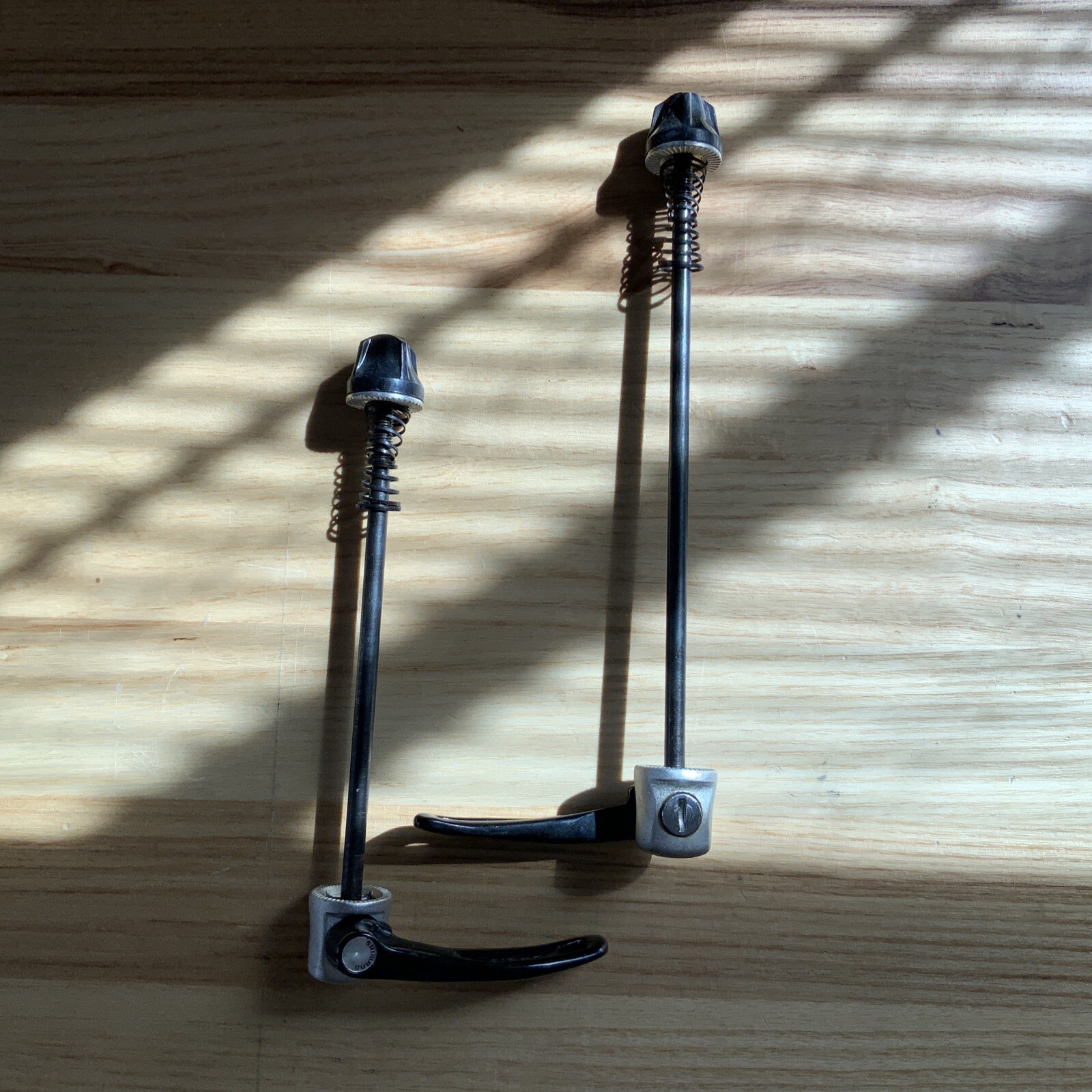 Vintage Shimano Skewer Set MTB Quick Release Black