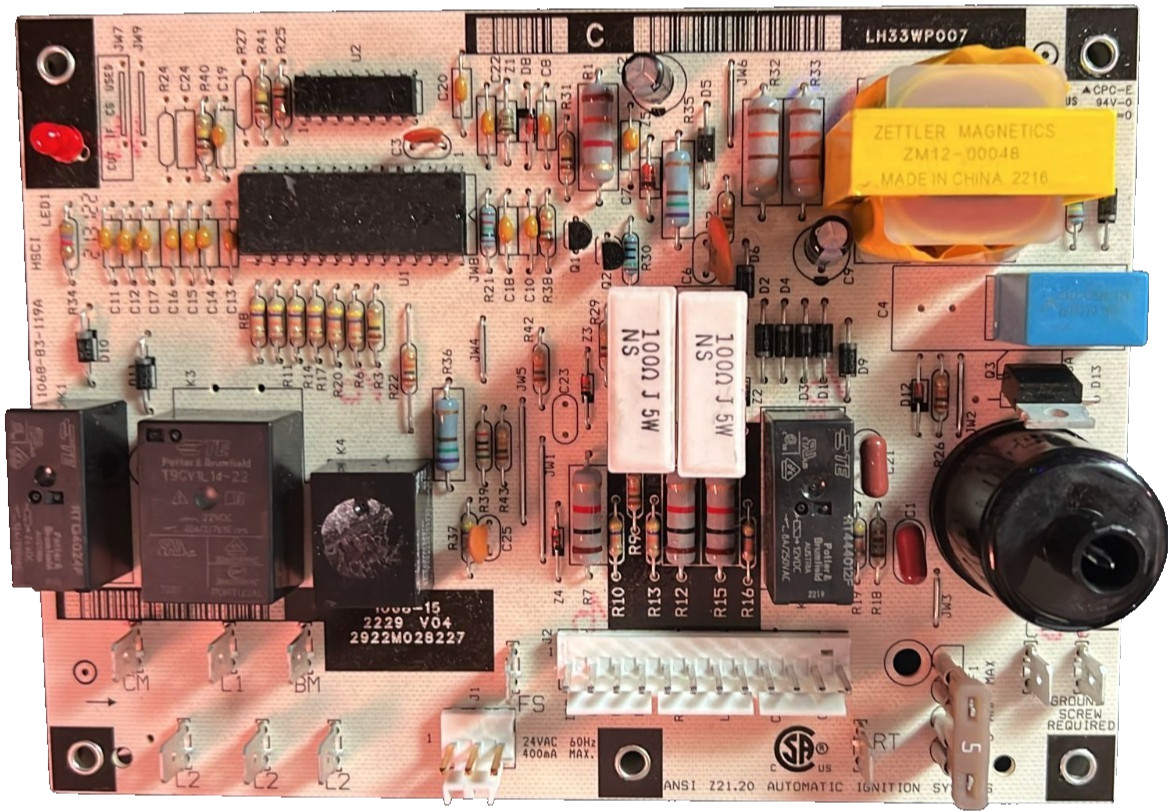 LH33WP007 GUARANTEED WORKING OEM TESTED  Furnace Fan Control Board LH33WP007A