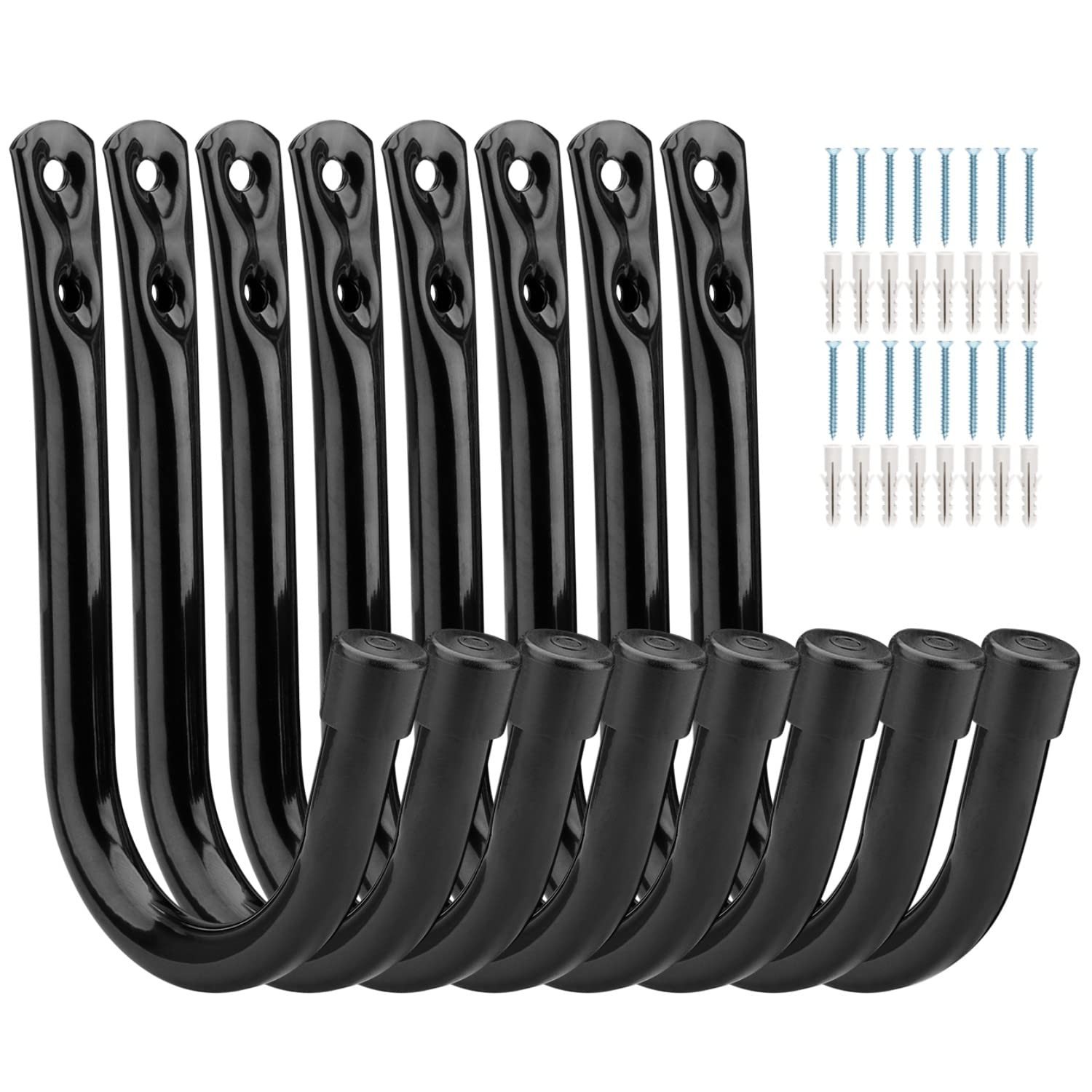 Heavy Duty Garage Storage Hooks, 3.4Inch J Utility Garage Wall Hooks for Hang...