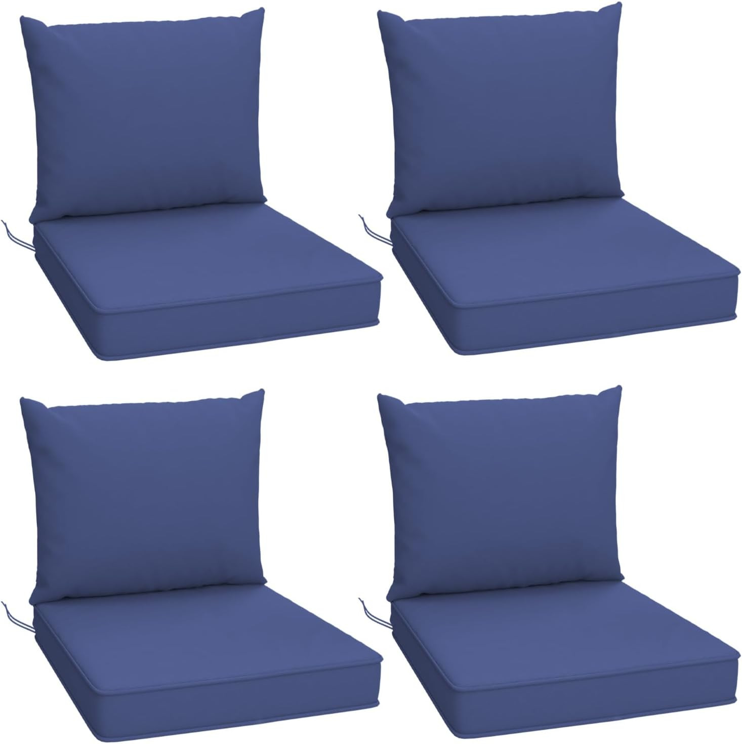 Outdoor Chair Cushions Set of 4, 24 X 24 Inch Patio Furniture Cushions with Spla