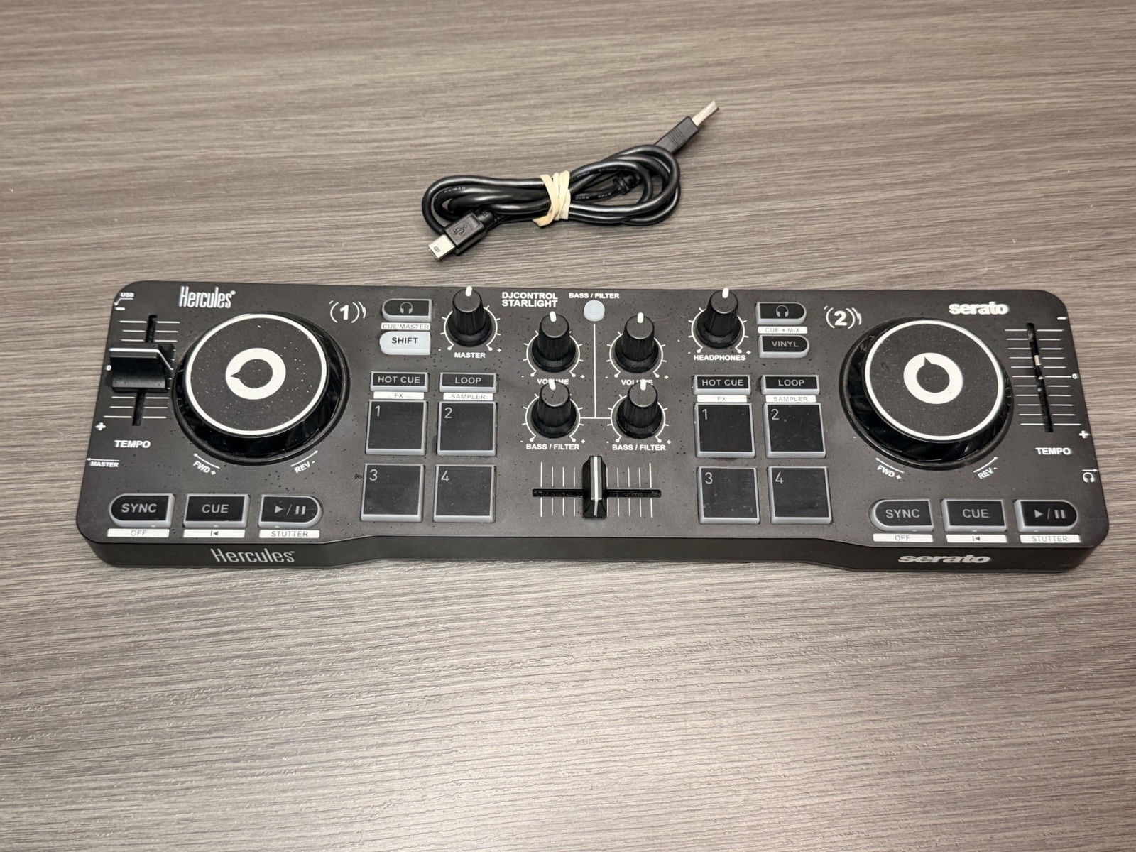 Serato Hercules DJControl Starlight USB DJ Controller