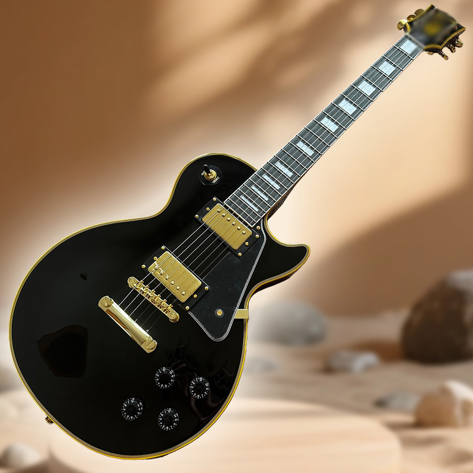 LP Electric Guitar Gold  Hardware Rosewood Fingerboard Shipping from the USA