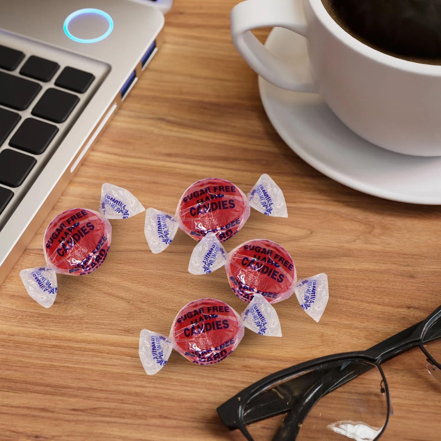 Sugar Free Hot Cinnamon Hard Candy Discs - 1 Pound - Taboom