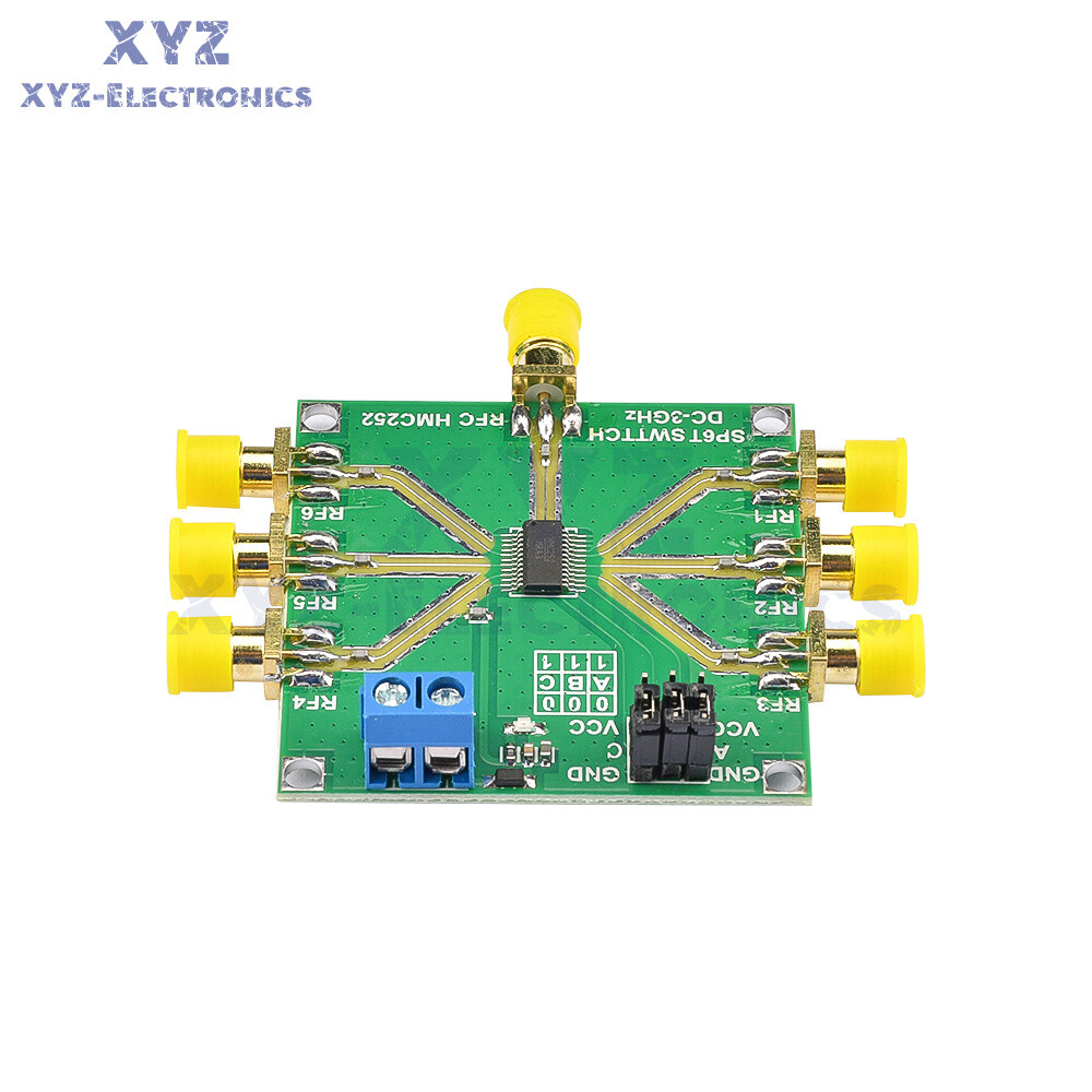 HMC252 DC-3GHz Non-Reflective RF Switch Module Module Single-Pole 6 Throw Switch