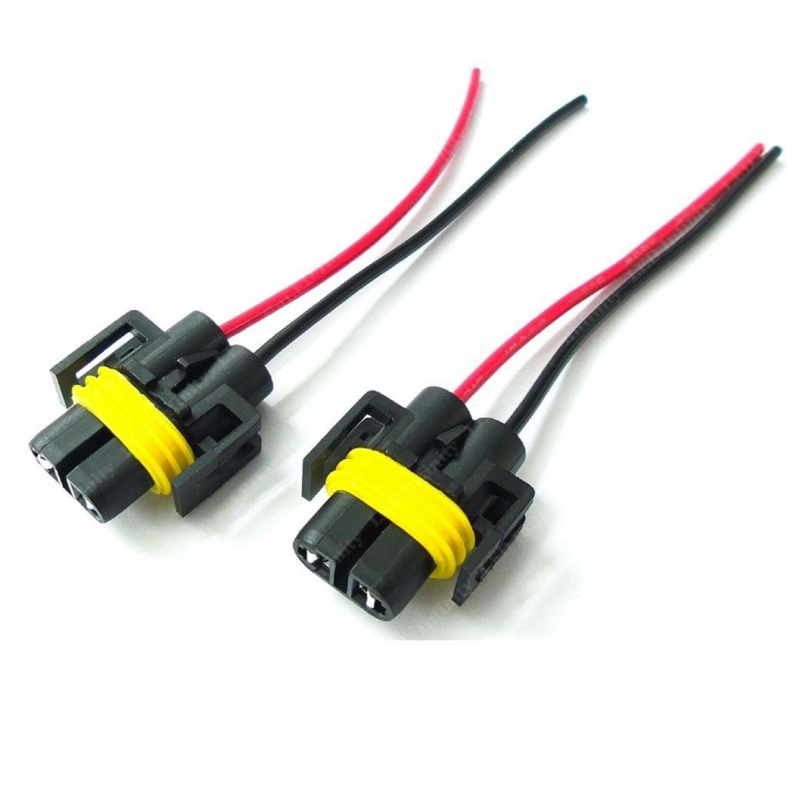 Wire Pigtail Female S H11 Two Harness Head Light High Beam Socket Connector Plug