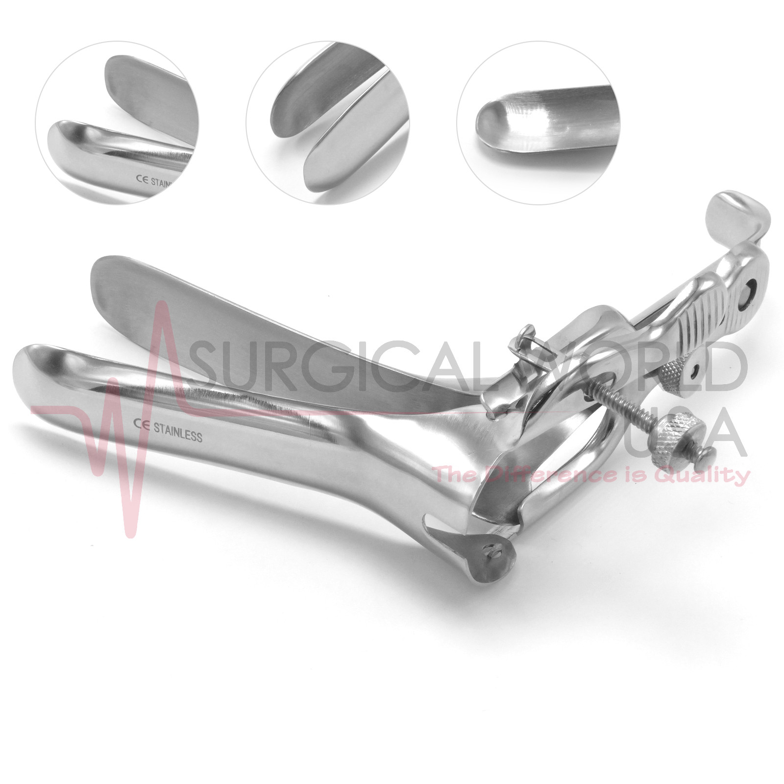 Pederson Vaginal Speculum Medium Narrow Blades 7/8" X 3 1/2" Gynecology Surgical
