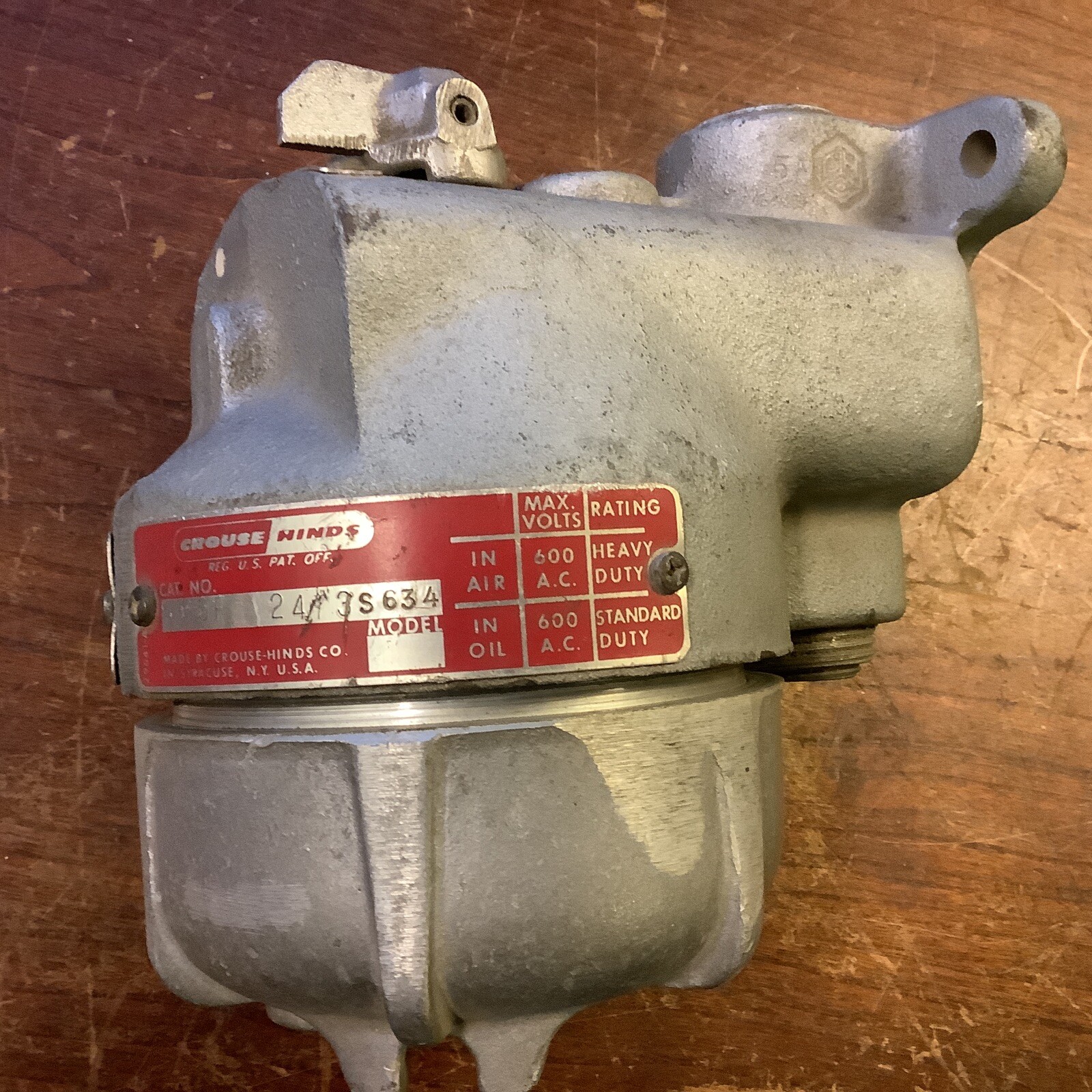 Crouse Hinds OFC2473 S634 Selector Switch Explosion Proof