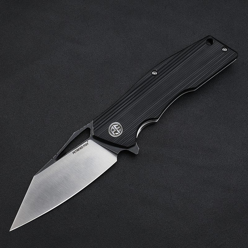 PETRIFIED FISH KNIFE | PF929 | D2 | CERAMIC BALL BEARINGS | G10 | USA SHIPPER