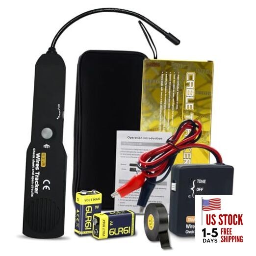 Automotive Circuit Tracer & Wire Tracker 6-42V DC Wire Short Finder, Circuit