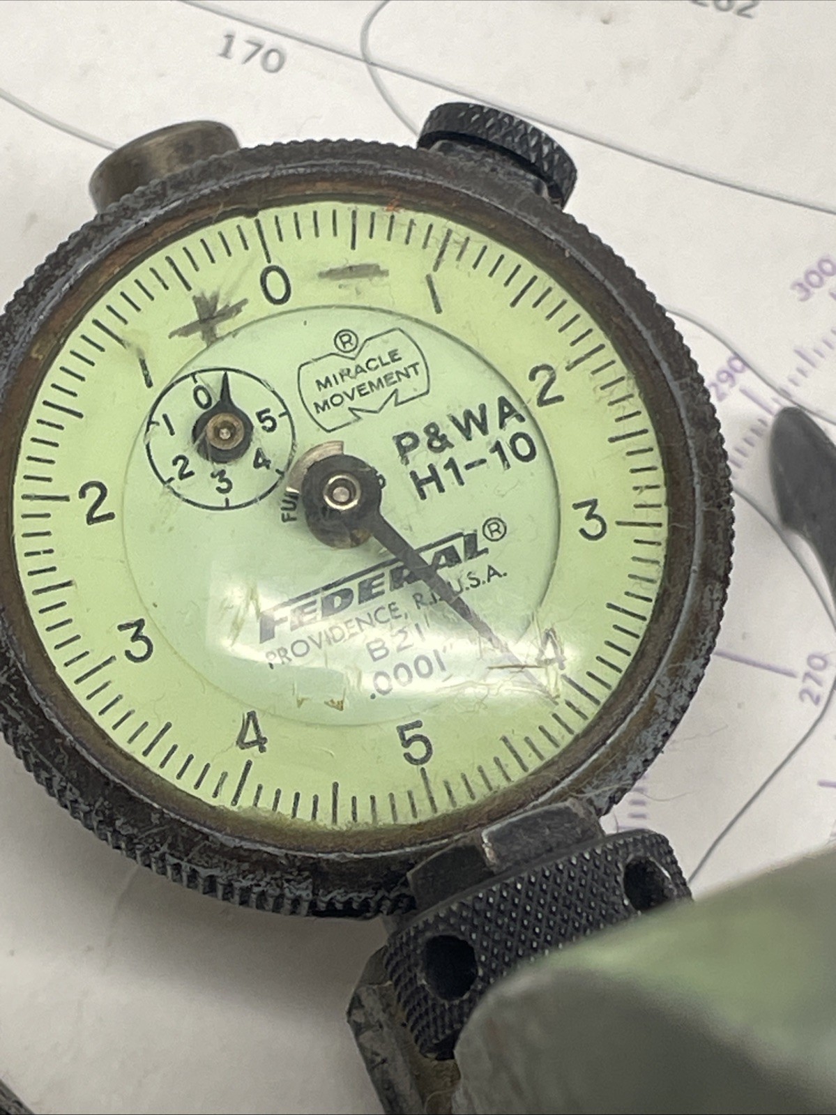 Federal 300P-4 3-4" .0001" Dial Indicator Snap Gauge