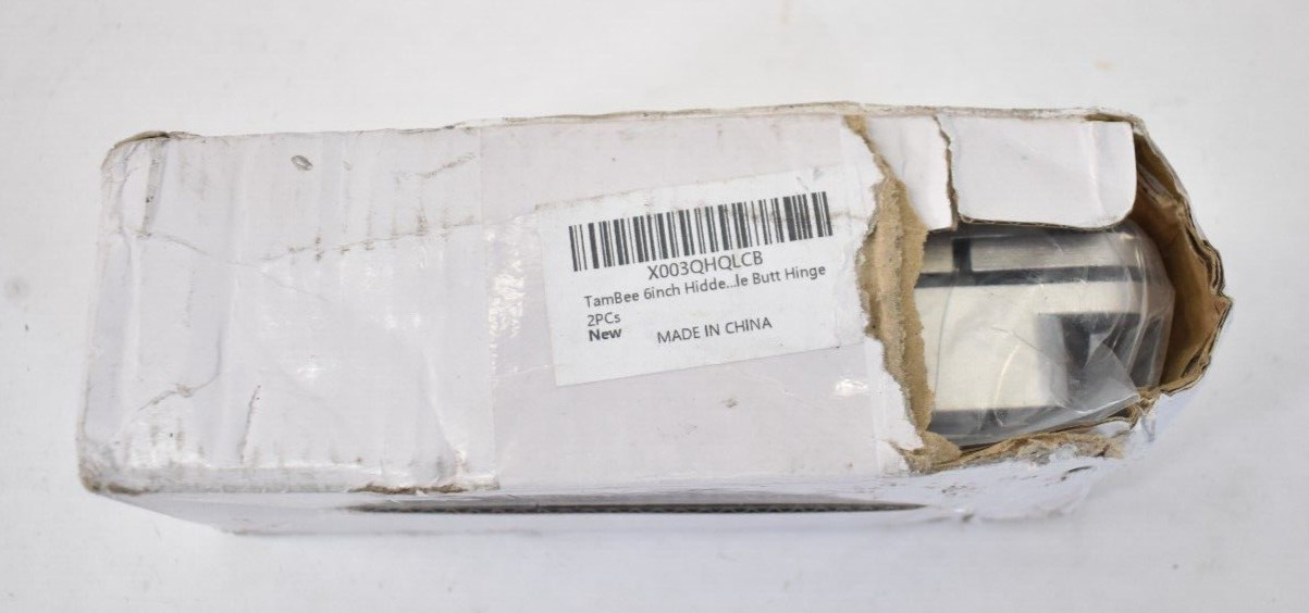 TamBee Outswing Hidden Door Hinges Invisible Secret Concealed 2 Pack Silver