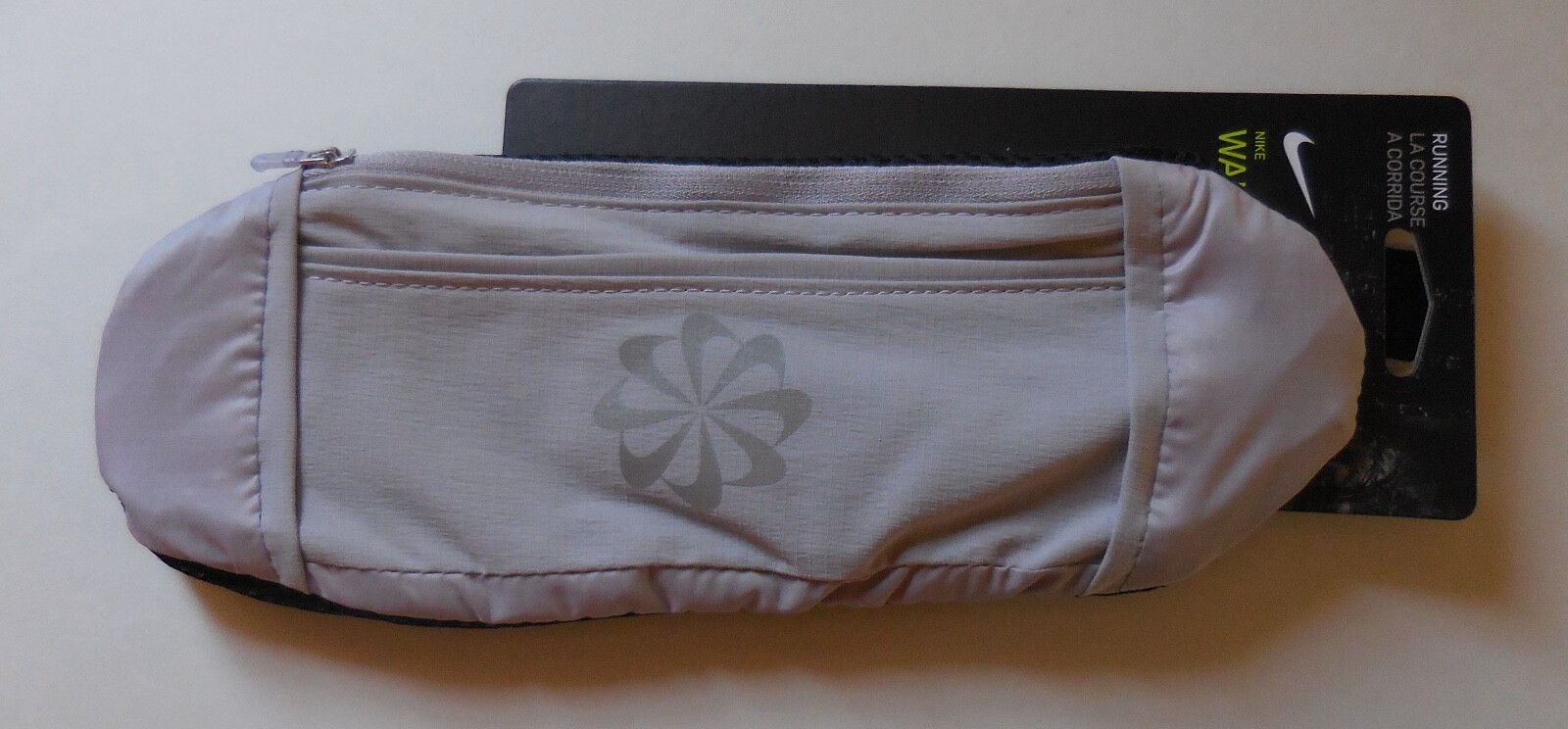 Nike Challenger Waist Pack Small Adult Unisex Silver Lilac/Black/Silver