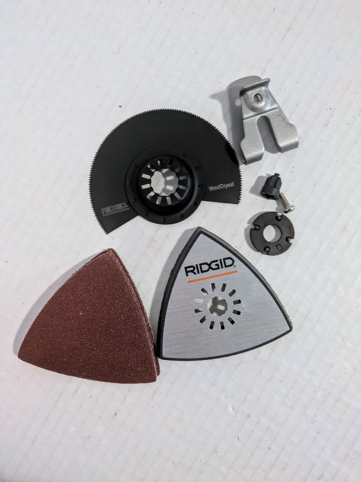 Ridgid JobMax Multi-Tool accessories - Wood/Drywall Cut tool, Sander, Belt Hook!