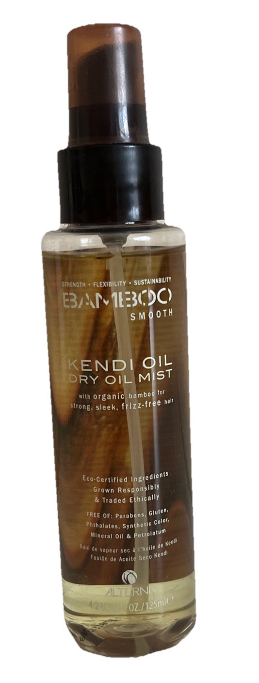 ALTERNA BAMBOO SMOOTH KENDI OIL DRY OIL MIST For Strong FRIZZ CONTROL 4.2 oz.