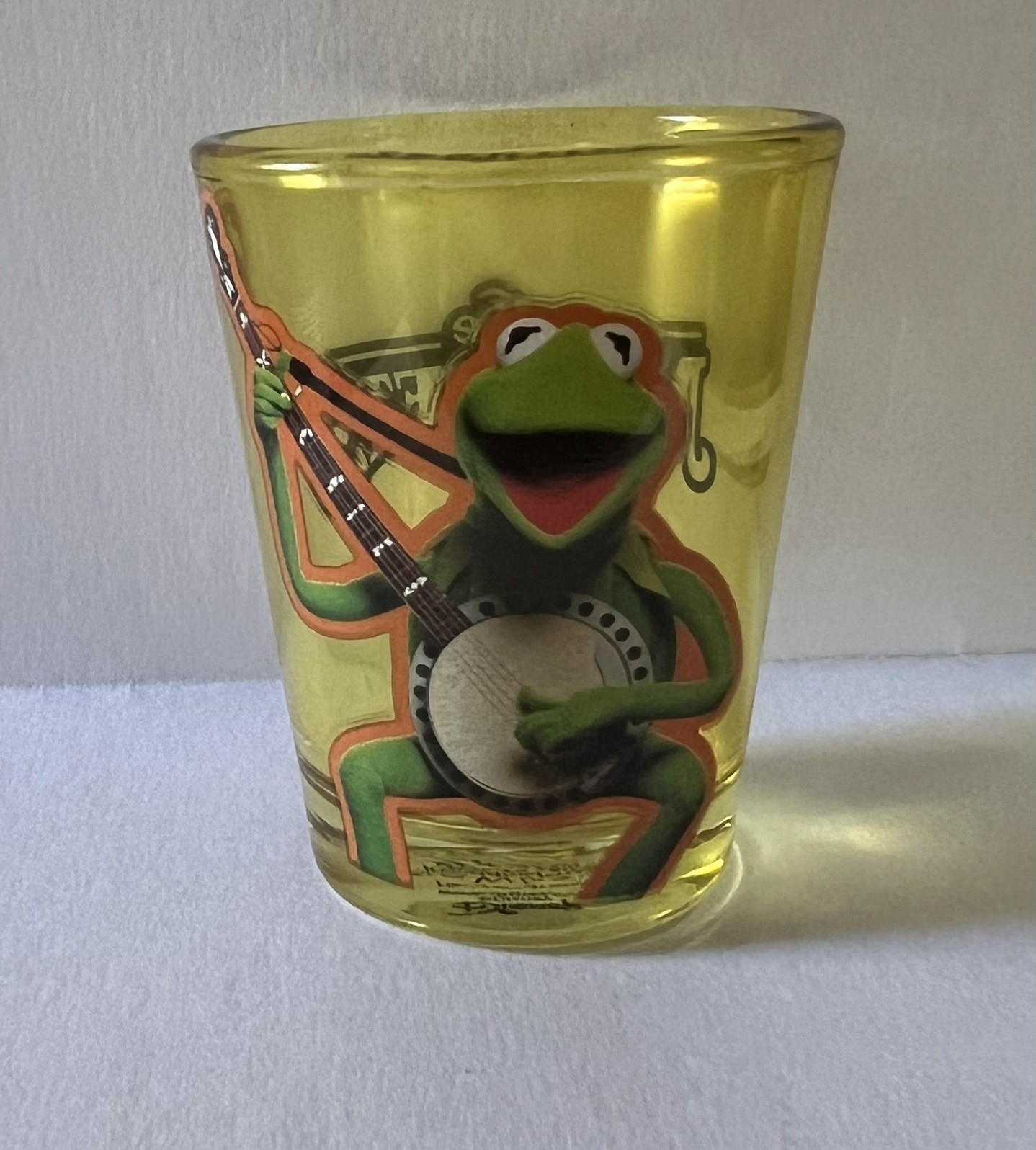 Disney The Muppets Kermit the Frog Mini Glass BoxLunch Exclusive NEW Bioworld