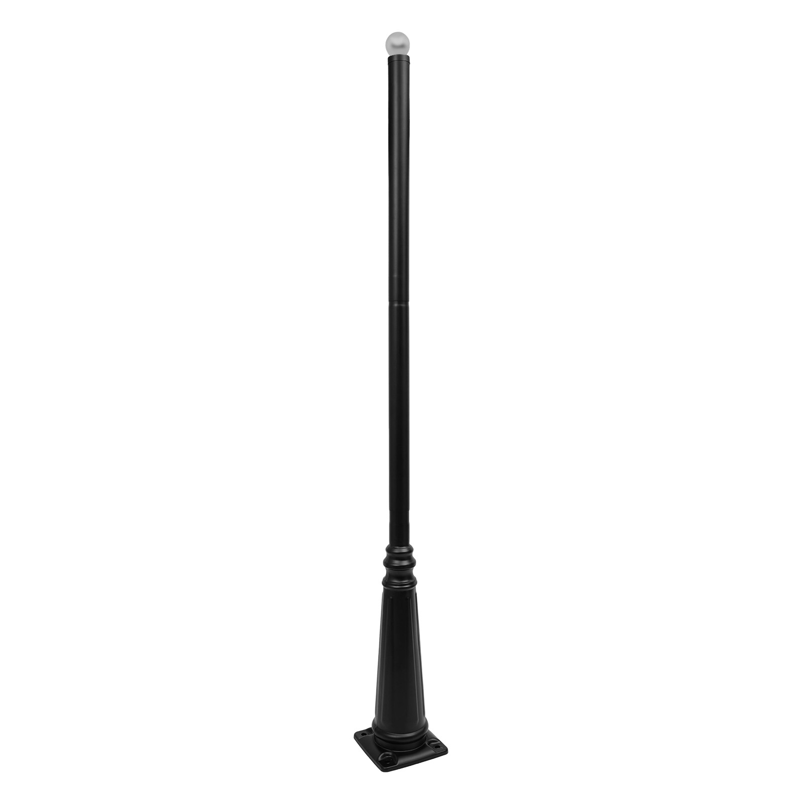 2.4m European Light Post,Split-Type Light Post,Floorstanding Outdoor Light Post