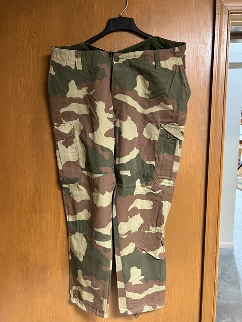 Turkish Army Woodland Rip-Stop BDU Trousers, Size XL. Used.