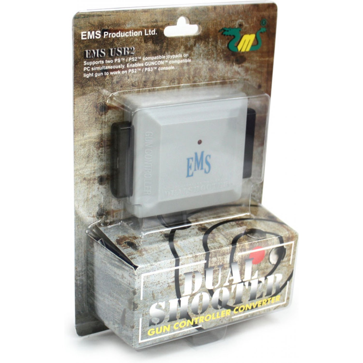 EMS USB2 Sharp Shooter - Supports 2 joypads or dance mats
