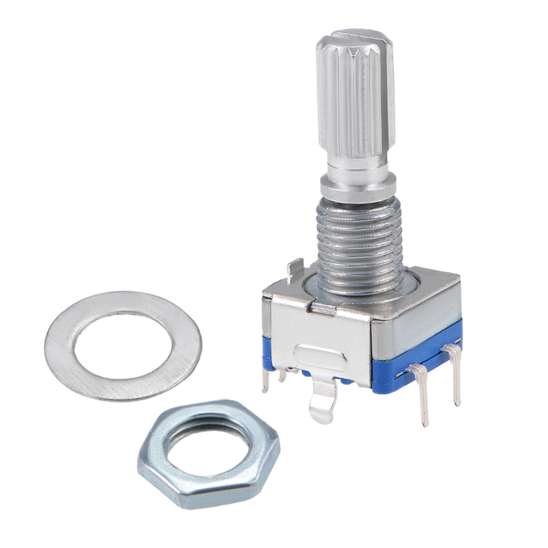 5pcs 360 Degree Rotary Encoder Code Switch Potentiometer EC11 7 Pin 20mm