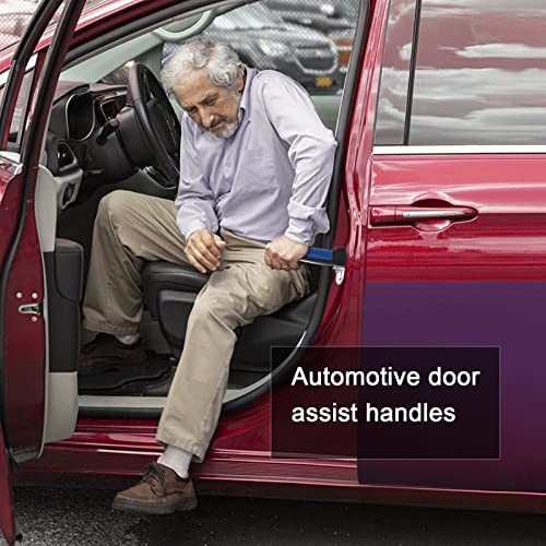 5 in 1 Vehicle Support Handles Elderly Portable Blue-with nylon handle