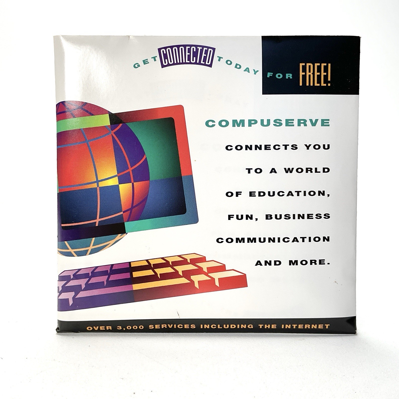 1996 H&R Block CompuServe Promotional CD-ROM Vintage Computing Factory Sealed