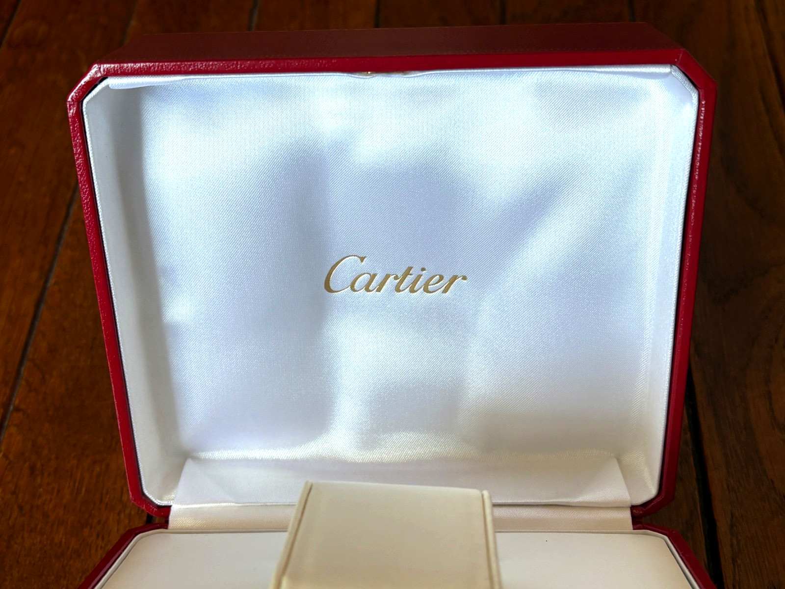 Authentic Cartier Empty Watch Box CO 1018 Red Box Ex Condition #P57