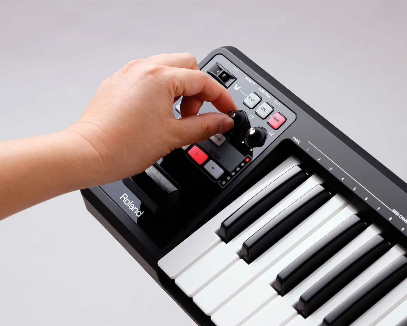 Roland A49BK 49 Key USB MIDI Controller - Black