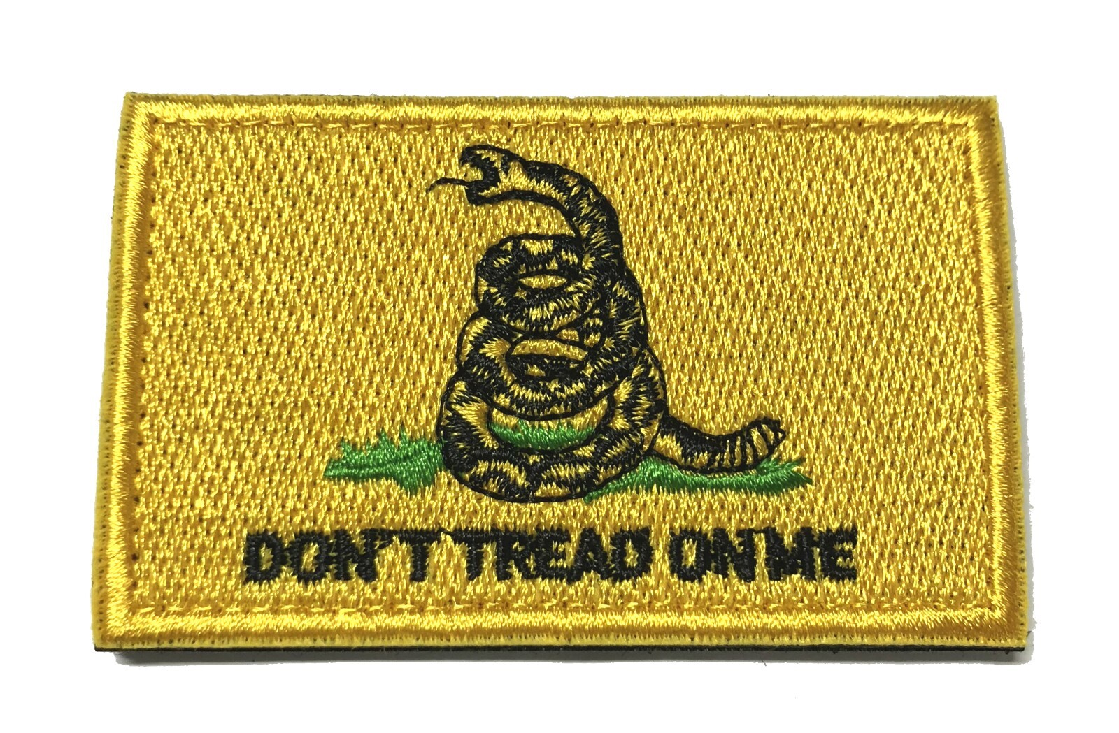 Don't Tread on me Flag Patch Embroidered Iron-on Badge DIY Applique