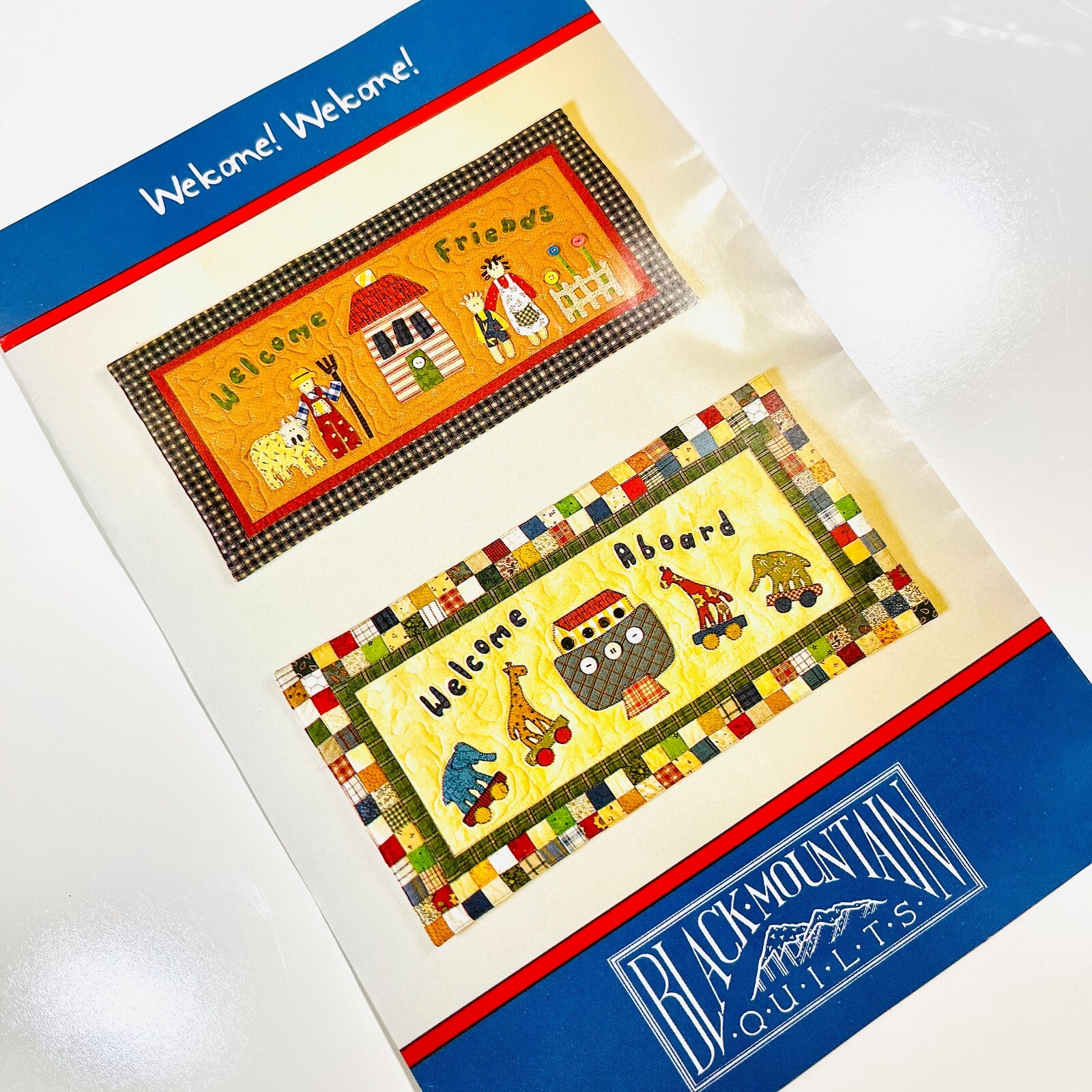Welcome Welcome Quilt PATTERN from Black Mountain Quilts, 2 Projects
