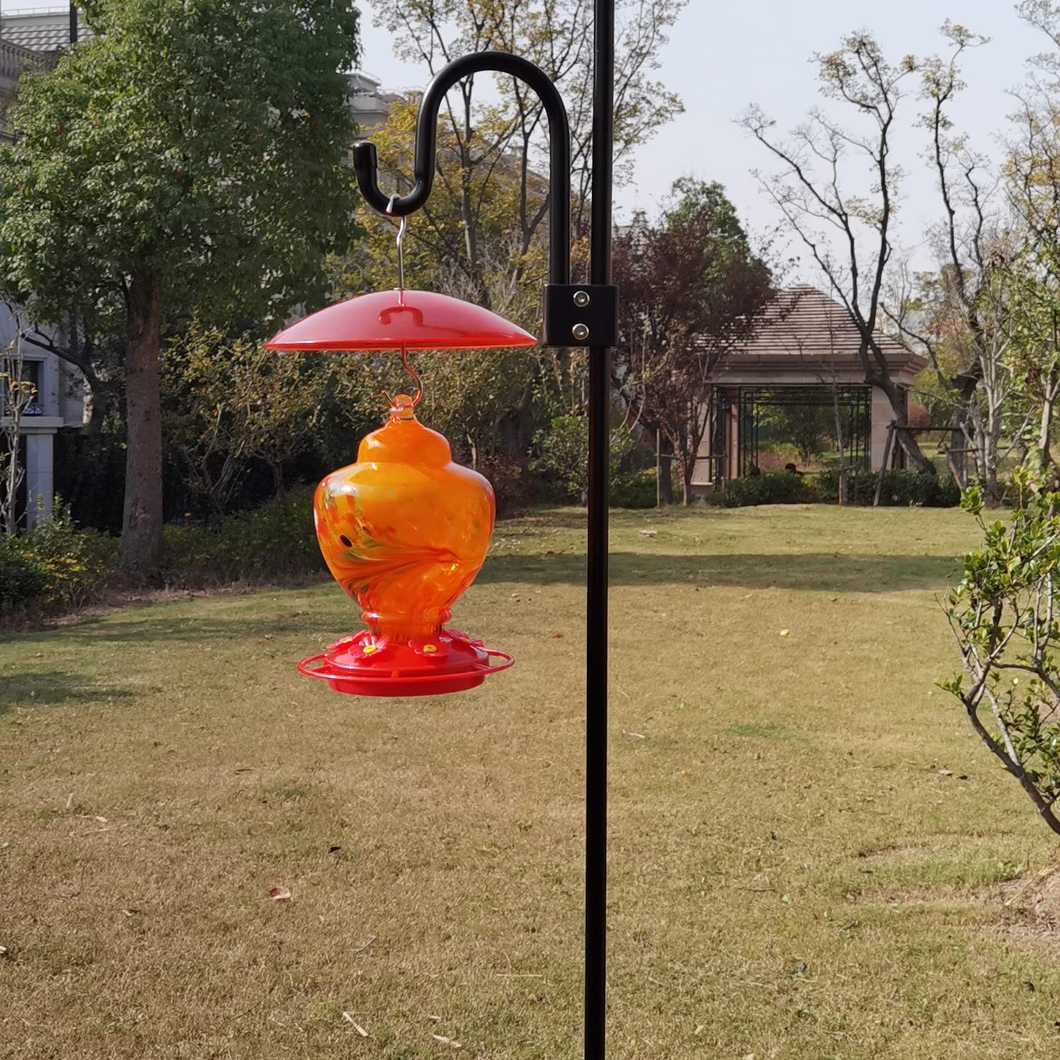 8" Mini Weather Guard for Bird Feeder - Small Protective Dome 1PC/Pack, Red