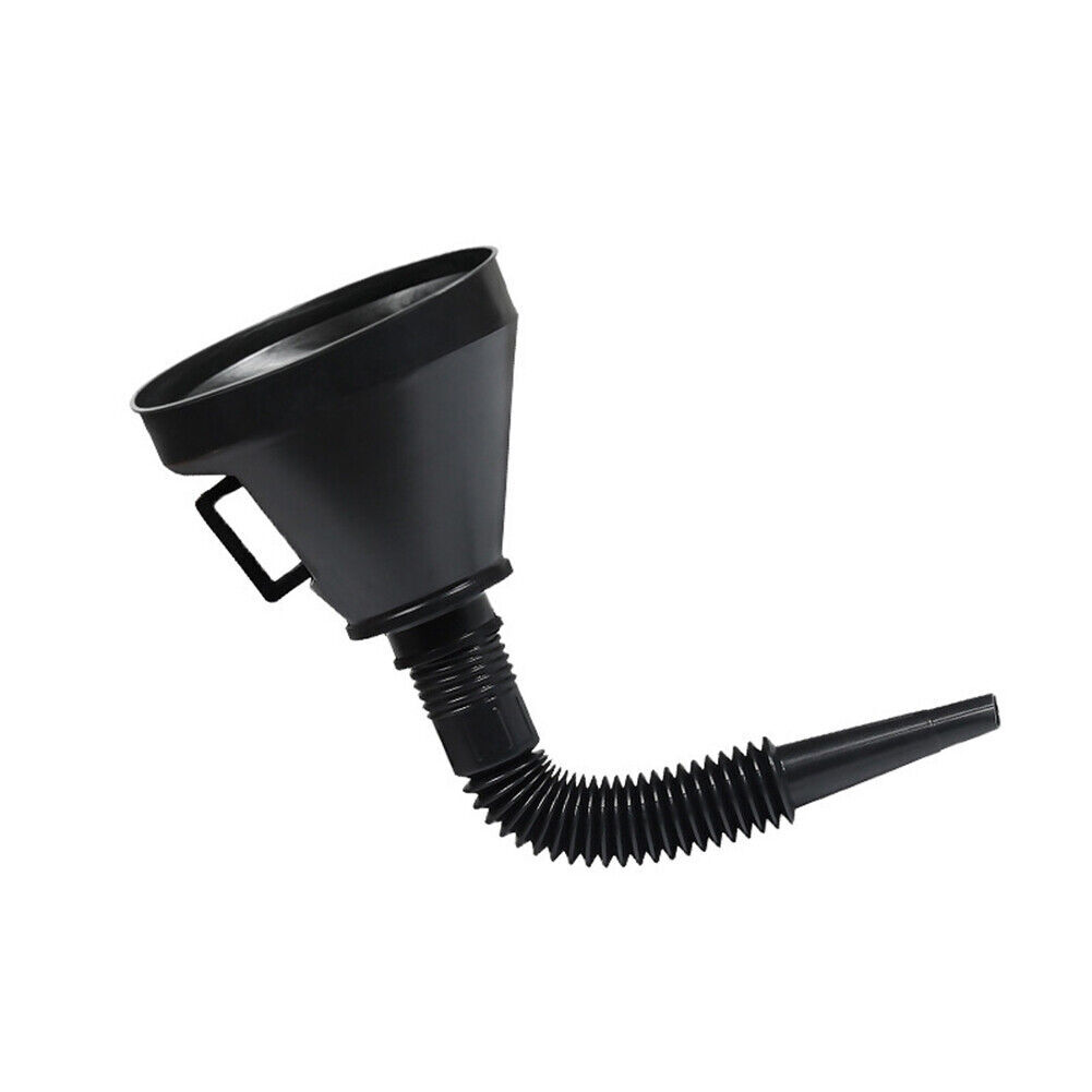 Water Oil Funnel for Automotive with Hose Wide Mouth Flexible Long Flexible