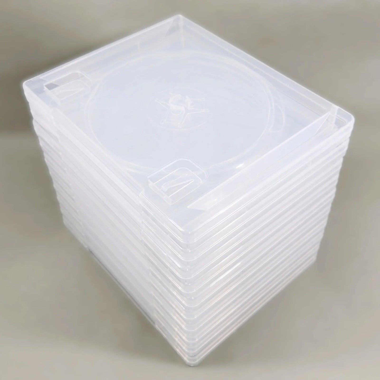 PS3 Replacement Game Case 10-Pack, Clear Empty Disc Cases Only for PlayStation 3