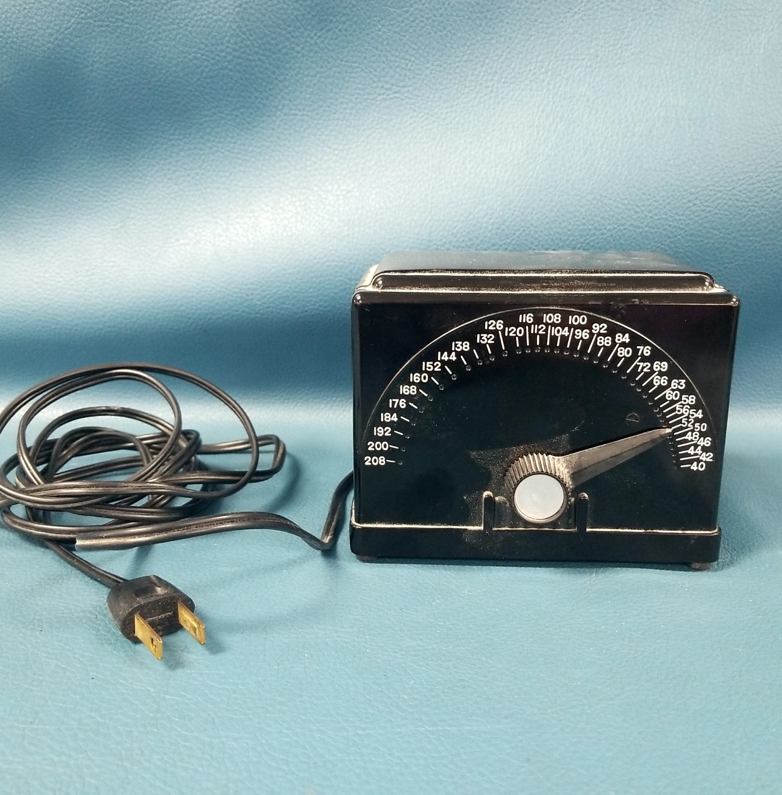 VTG 1950s FRANZ Electric Metronone #LM-4 USA Black Bakelite White Font 4 Watts