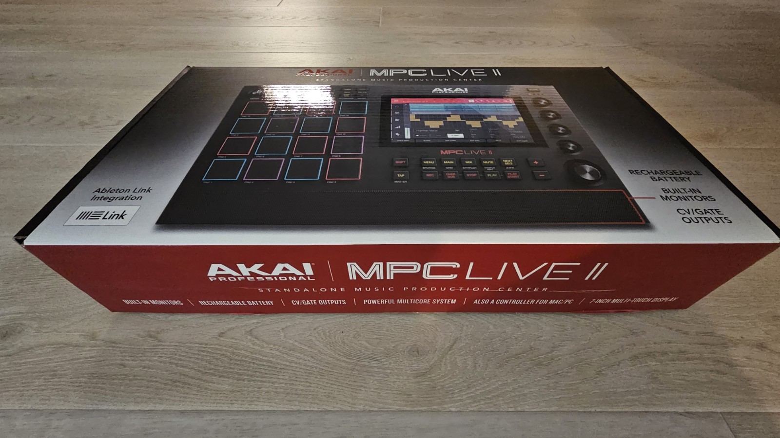 Akai MPC Live 2 , Upgraded Samsung 2TB SSD, Decksaver, Original Box