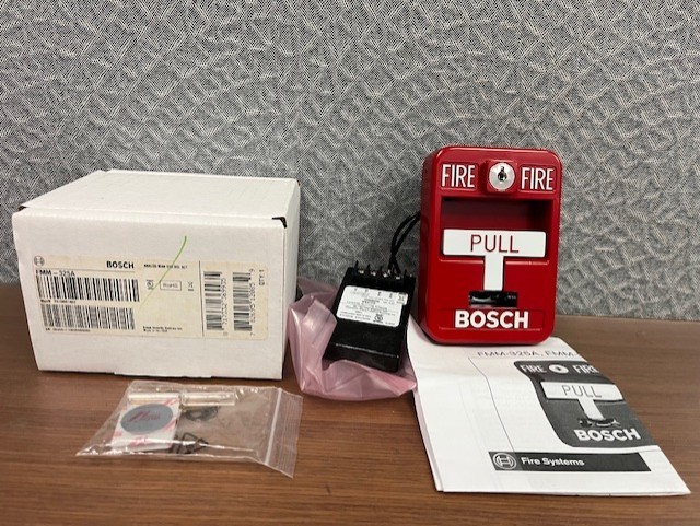 Bosch FMM-325A analog pull station w/term. block; NOS Brand New--FREE SHIP
